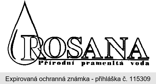 ROSANA Přírodní pramenitá voda