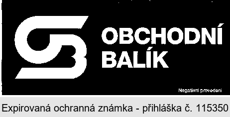 OB OBCHODNÍ BALÍK