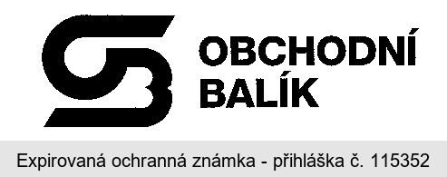 OB OBCHODNÍ BALÍK