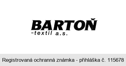 BARTOŇ - textil a.s.