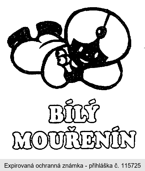 BÍLÝ MOUŘENÍN