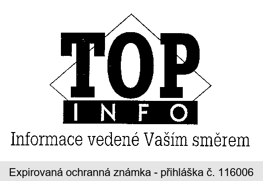 TOP INFO Informace vedené Vaším směrem