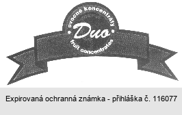 ovocné koncentráty Duo fruit concentrates