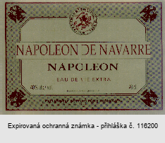 NAPOLEON DE NAVARRE NAPOLEON EAU DE VIE EXTRA