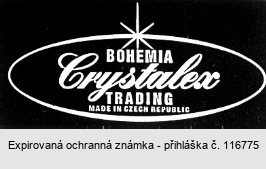 BOHEMIA Crystalex TRADING MADE IN CZECH REPUBLIC