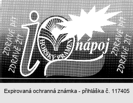 IQ nápoj zdravě pít zdravě žít