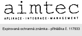 aimtec APLIKACE INTEGRACE MANAGEMENT