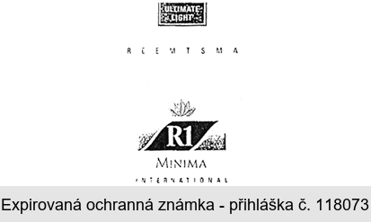 ULTIMATE LIGHT REEMTSMA R1 MINIMA INTERNATIONAL