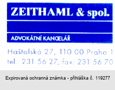 ZEITHAML & spol. ADVOKÁTNÍ KANCELÁŘ