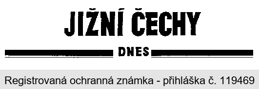 JIŽNÍ ČECHY DNES