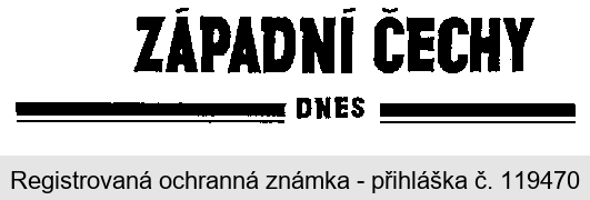 ZÁPADNÍ ČECHY DNES