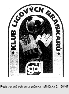 KLUB LIGOVÝCH BRANKÁŘŮ gól