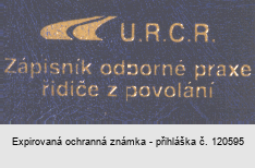 U.R.C.R. Zápisník odborné praxe řidiče z povolání