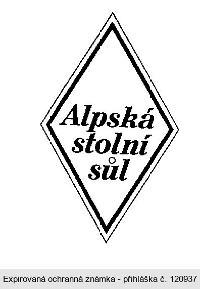 Alpská stolní sůl