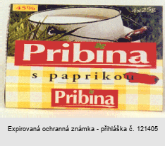 Pribina s paprikou