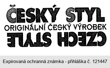 ČESKÝ STYL ORIGINÁLNÍ ČESKÝ VÝROBEK