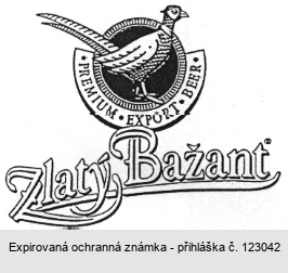 PREMIUM EXPORT BEER Zlatý Bažant