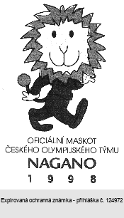 OFICIÁLNÍ MASKOT ČESKÉHO OLYMPIJSKÉHO TÝMU NAGANO 1998