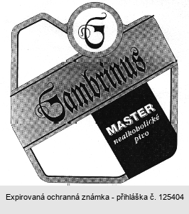 G Gambrinus MASTER nealkoholické pivo