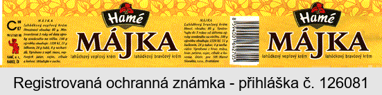 Hamé MÁJKA lahůdkový vepřový krém