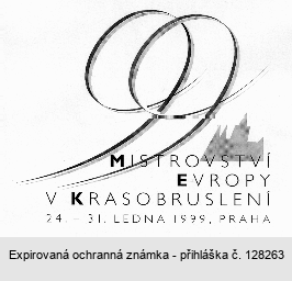 99 MISTROVSTVÍ EVROPY V KRASOBRUSLENÍ 24. - 31. ledna 1999, PRAHA