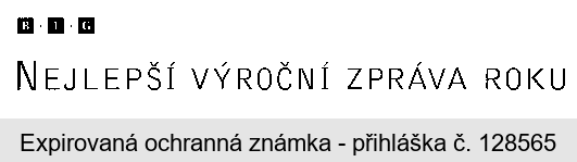 B.I.G. NEJLEPŠÍ VÝROČNÍ ZPRÁVA ROKU