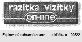 razítka vizitky on-line