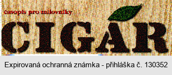 časopis pro milovníky CIGÁR