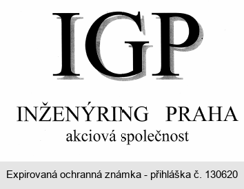 IGP INŽENÝRING PRAHA akciová společnost