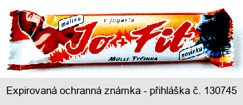 Müsli tyčinka Jo+Fit malina v jogurtu