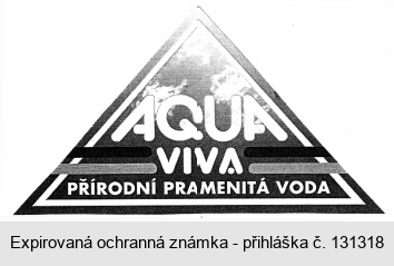 AQUA VIVA PŘÍRODNÍ PRAMENITÁ VODA