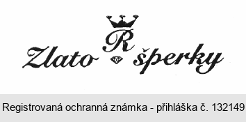 Zlato R šperky