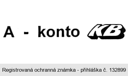 A - konto KB