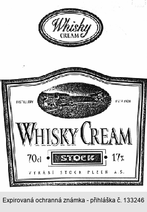 WHISKY CREAM STOCK VYRÁBÍ STOCK PLZEŇ A.S.