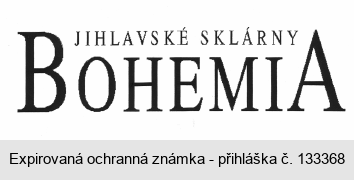 JIHLAVSKÉ SKLÁRNY BOHEMIA