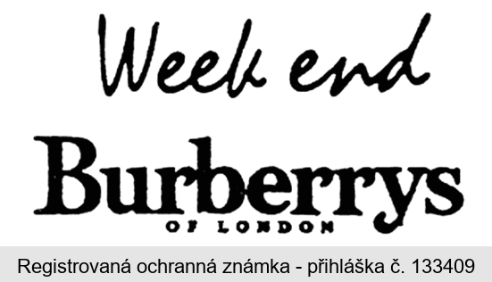 Week end Burberrys OF LONDON