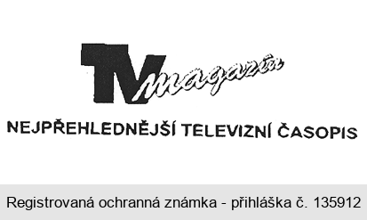 TVMagazín NEJPŘEHLEDNĚJŠÍ TELEVIZNÍ ČASOPIS