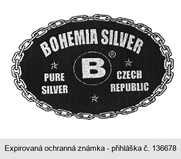 BOHEMIA SILVER B PURE SILVER CZECH REPUBLIC