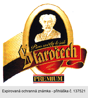 Pivo světlý ležák Staročech PREMIUM