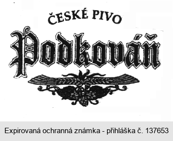 ČESKÉ PIVO Podkováň