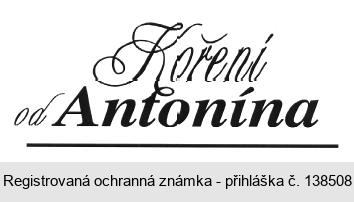 Koření od Antonína