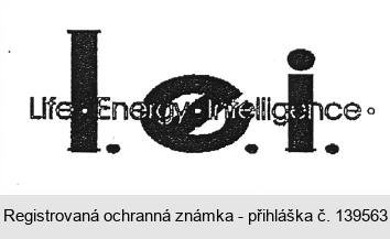 l.e.i. Life.Energy.Intelligence.
