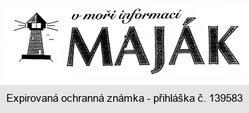 Maják v moři informací