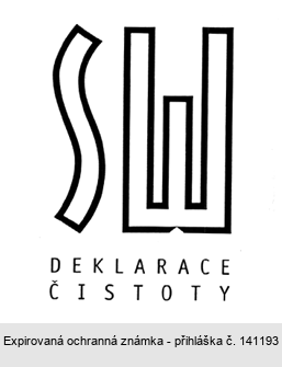 SW DEKLARACE ČISTOTY