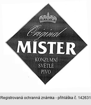 Original MISTER KONZUMNÍ SVĚTLÉ PIVO