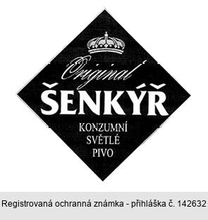 Originál ŠENKÝŘ KONZUMNÍ SVĚTLÉ PIVO