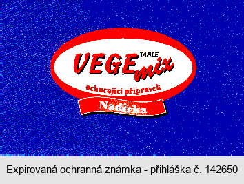 VEGE TABLE mix ochucující přípravek Nadirka