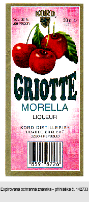 KORD GRIOTTE MORELLA LIQUEUR