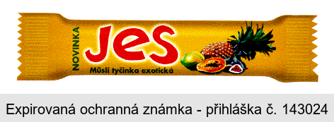 Jes Müsli tyčinka exotická