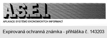 A.S.E.I. APLIKACE SYSTÉMŮ EKONOMICKÝCH INFORMACÍ